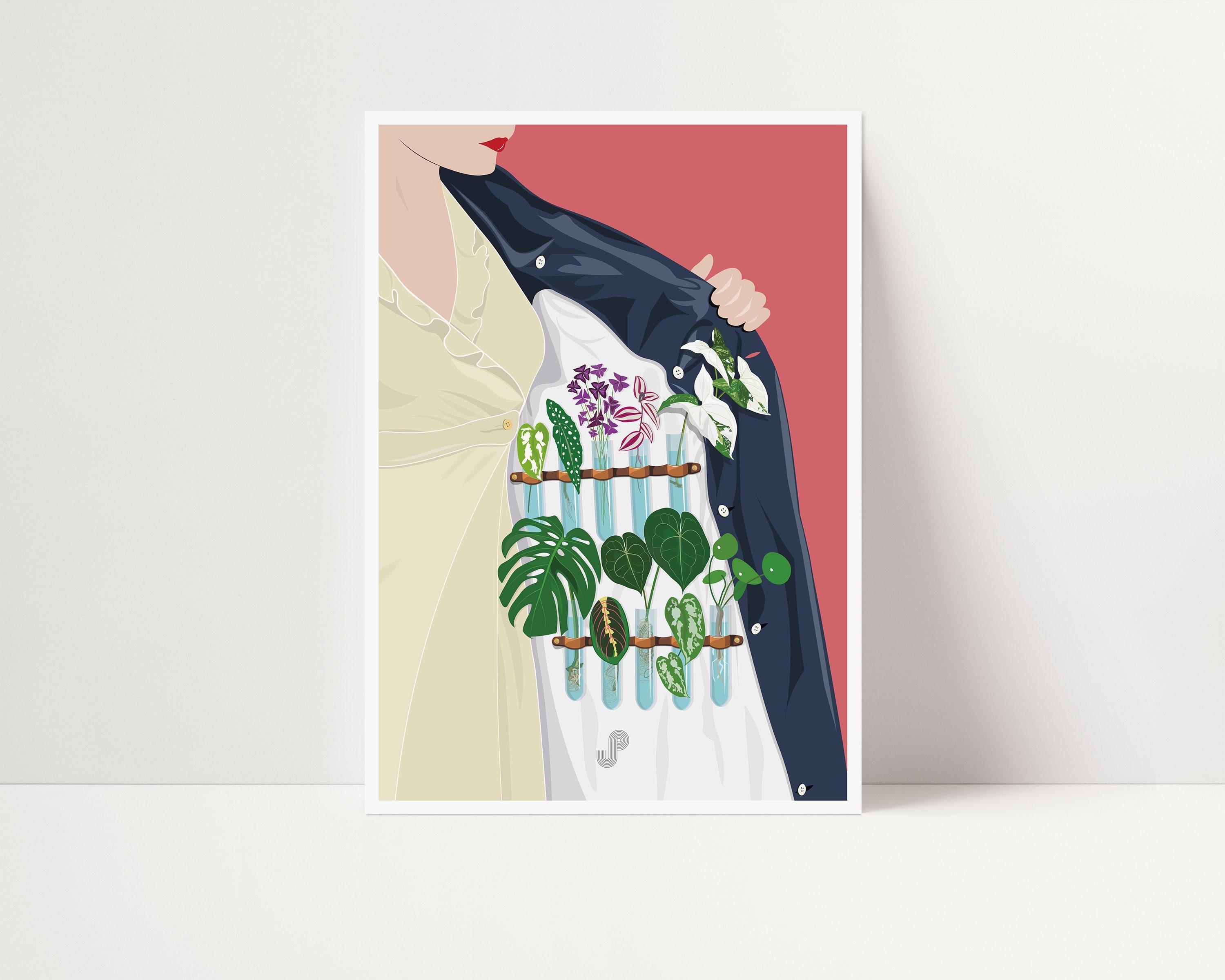 Plant Dealer - Affiche Plante A5 Illustration Végétale, Botanique, Bouture, Plants, Décoration, Art,