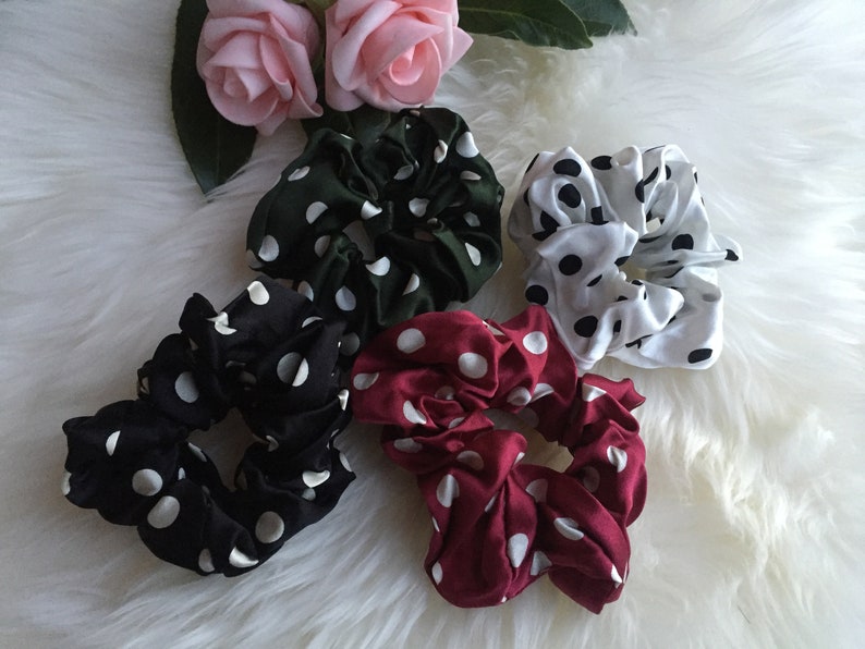 3pc silk scrunchie Set silk scrunchies for hairSilk Scrunchies;silk scrunchie setClassic silk scrunchie Durable 16mm Silk Hair Scrunchies