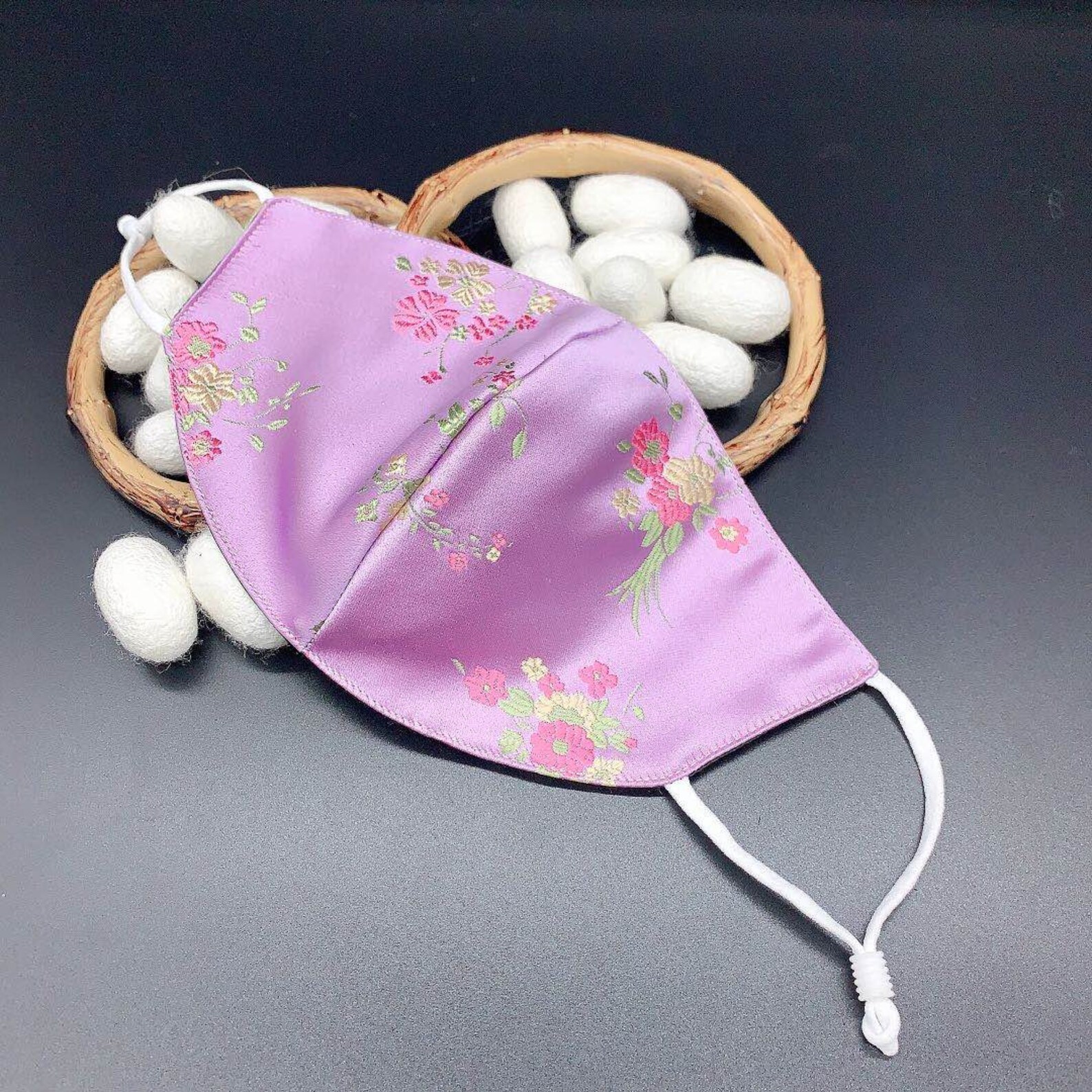 Embroidery Pattern 100 Mulberry Silk Mask 3 Layernose Etsy