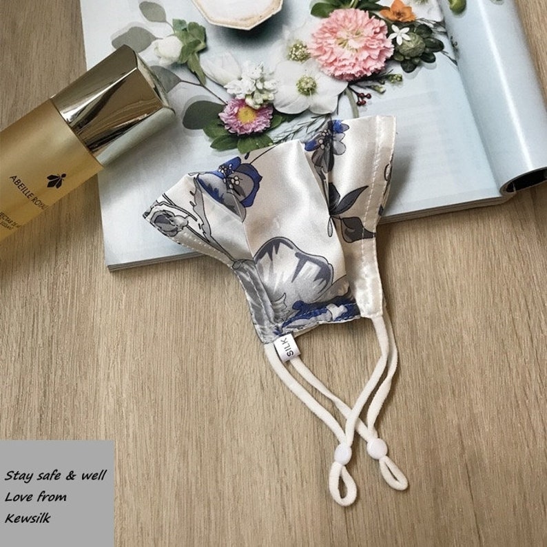 Pure Silk Mask for Her/ 100 Silk Mask Washable Fashion Face Etsy UK