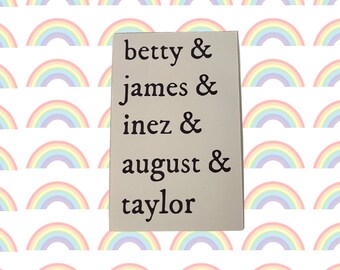 Taylor Swift Folklore Love Triangle Sticker