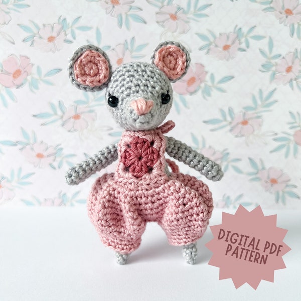 PATTERN: Mimi Sugarwood the Sweet Mouse Crochet Amigurumi Pattern