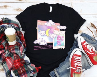 Vaporwave Aesthetic Browser/Japan Vapourwave/Pastel Goth Galaxy/Japanese Fashion/Vaporwave Vapor 90s/Yami Kawaii Anime/Harajuku T-Shirt