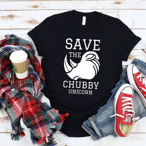 Save The Chubby Unicorn/Funny Unicorn/Tees Hipster T-Shirt