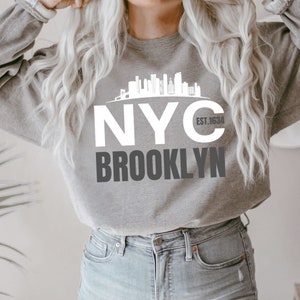 New York Brooklyn/New York Pullover/NYC College/New York Vintage/USA College Classic Sweatshirt
