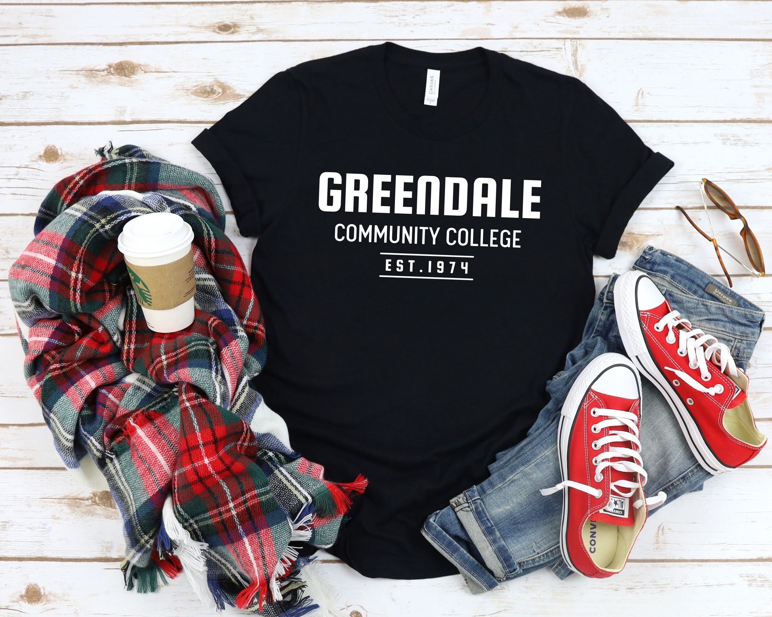 Buy Greendale College community College freshman Gift college Student T shirt Online in India Etsy