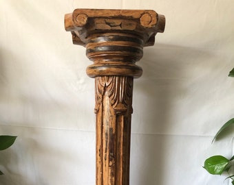 Pedestal Plant Stand Etsy