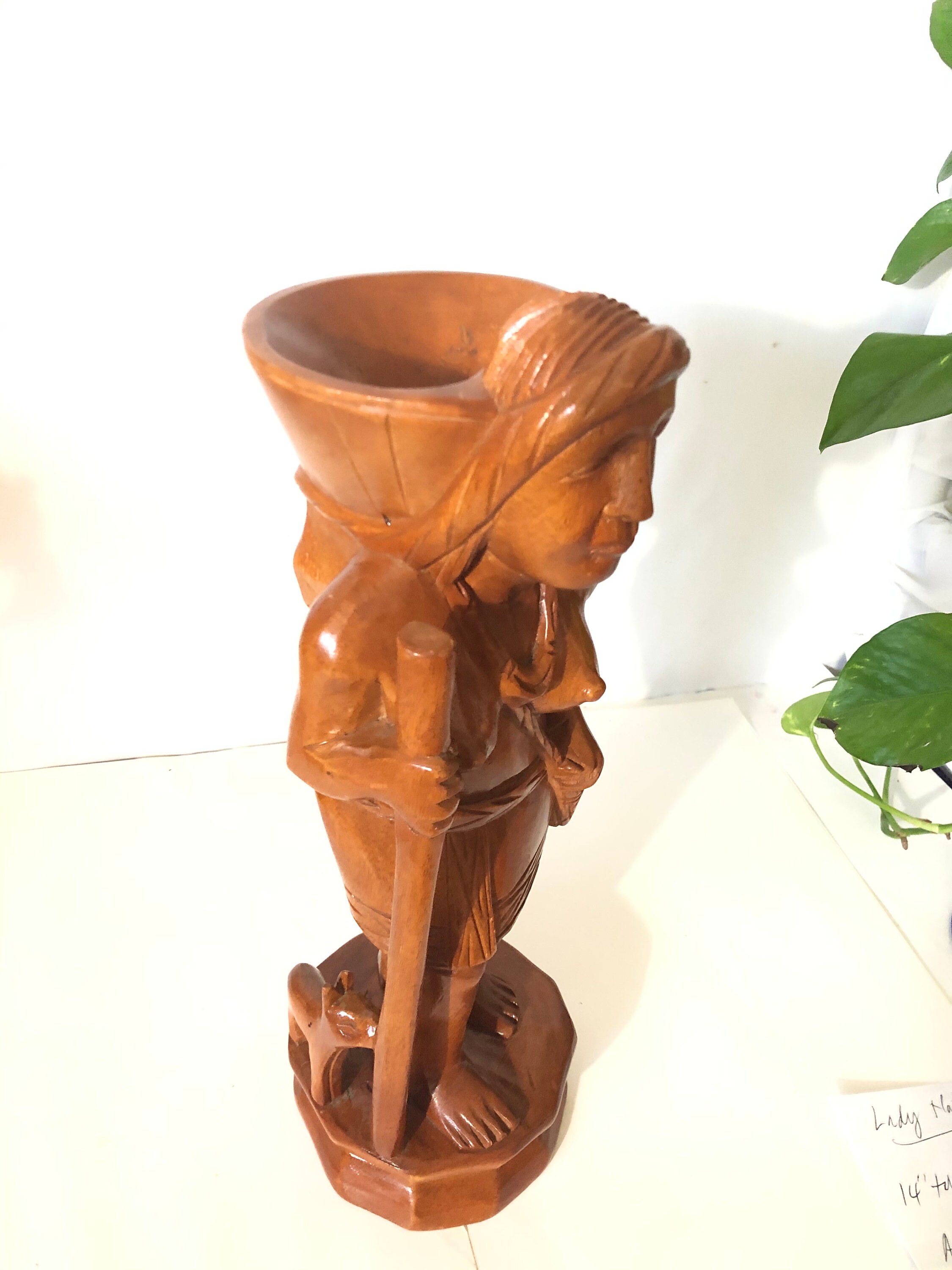 Philippine Tribal Woman Figurine. Ethnic Highlanders Once Carried