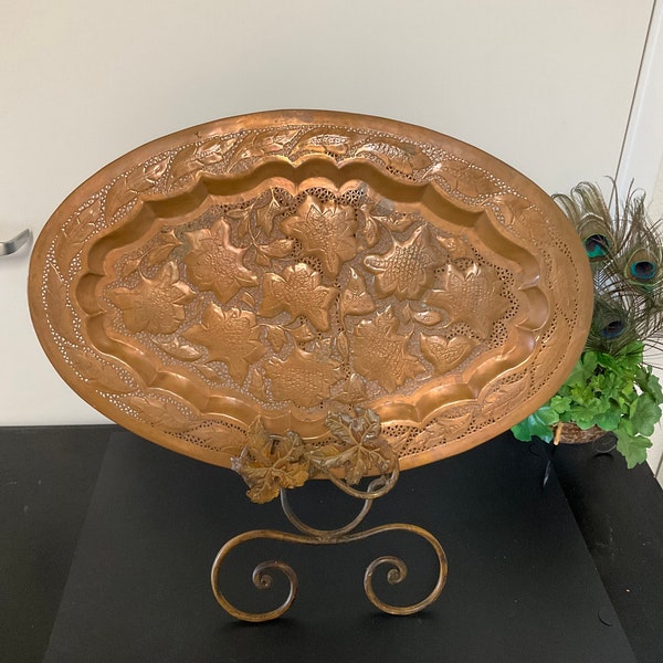 Copper Repousse Art Etsy
