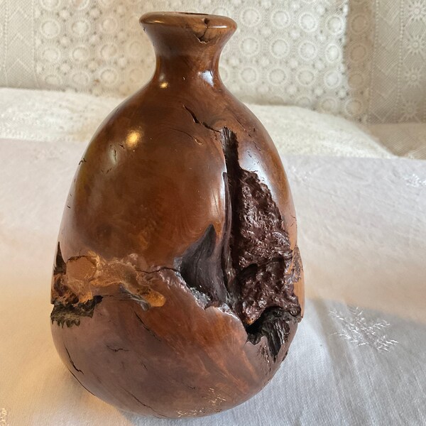 Wood Bud Vase Etsy