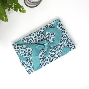 Enveloppement en tissu Furoshiki 55cm - léopard