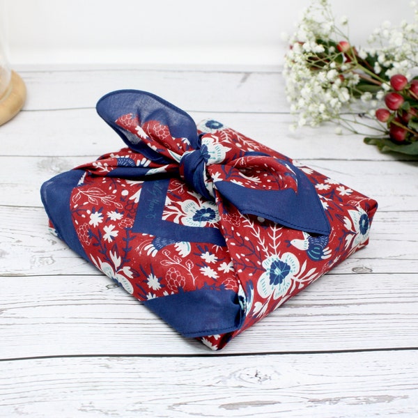 Furoshiki fabric wrap medium - doves