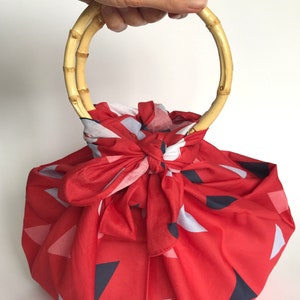 Bambus Griffe für Furoshiki Tasche (Paar, 17cm)