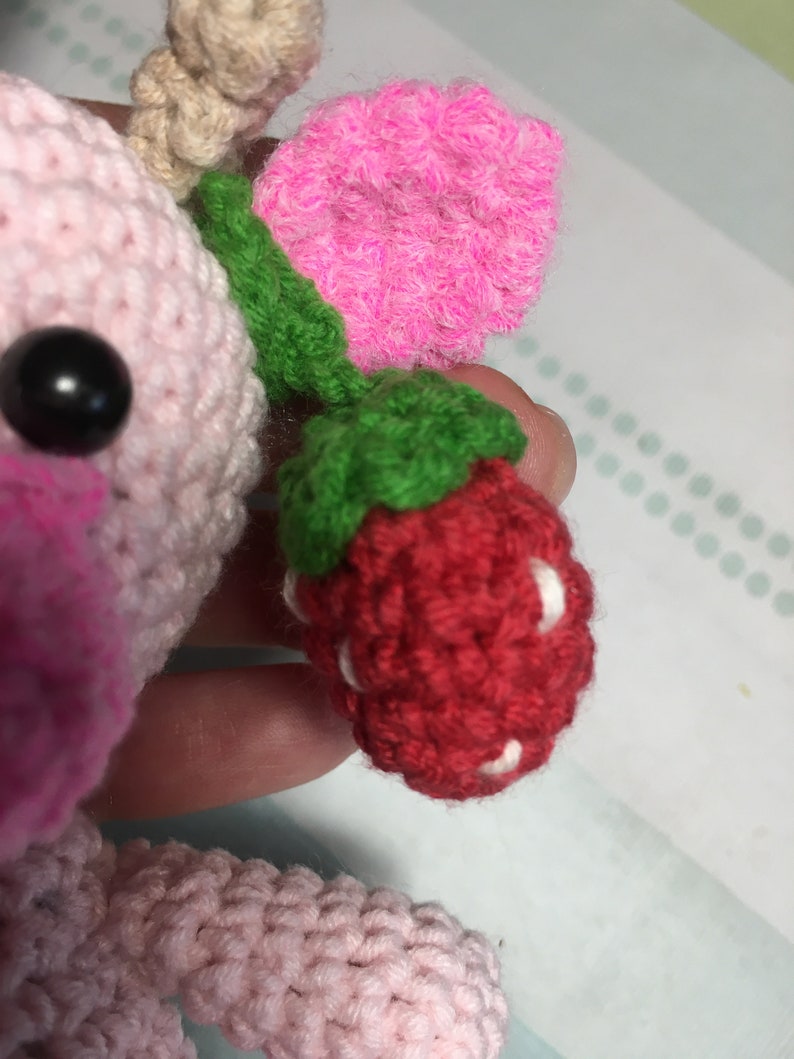 Strawberry Cow Crochet Pattern Amigurumi Cow Download PDF Etsy