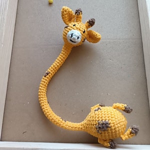 Easter crochet pattern giraffe charm gift ideas, Funny amigurumi pattern, Birthday gift idea DIY, Valentines Day car hanging accessories image 3