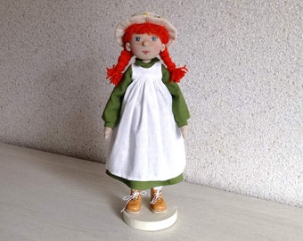 Anne of Green Gables - Handmade Ukraine, Niece from aunt gift, Christmas gift for daughter, Doll red hair gift, Gables