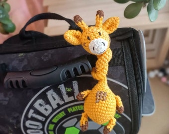 Easter crochet pattern giraffe charm gift ideas, Funny amigurumi pattern, Birthday gift idea DIY, Valentine’s Day car hanging accessories