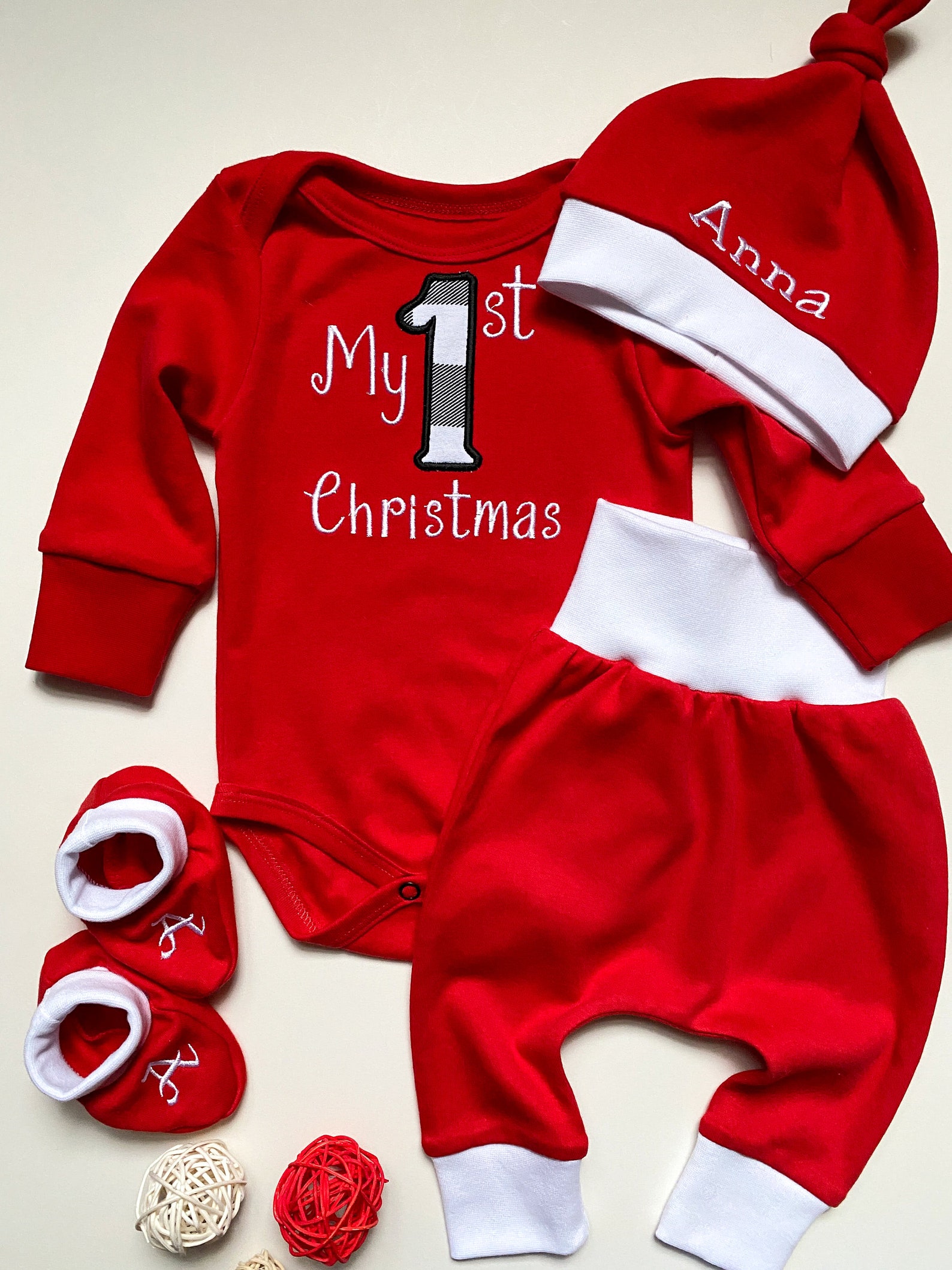 Baby boy Christmas outfit baby Christmas onesie set Etsy Babies Christmas Onesies