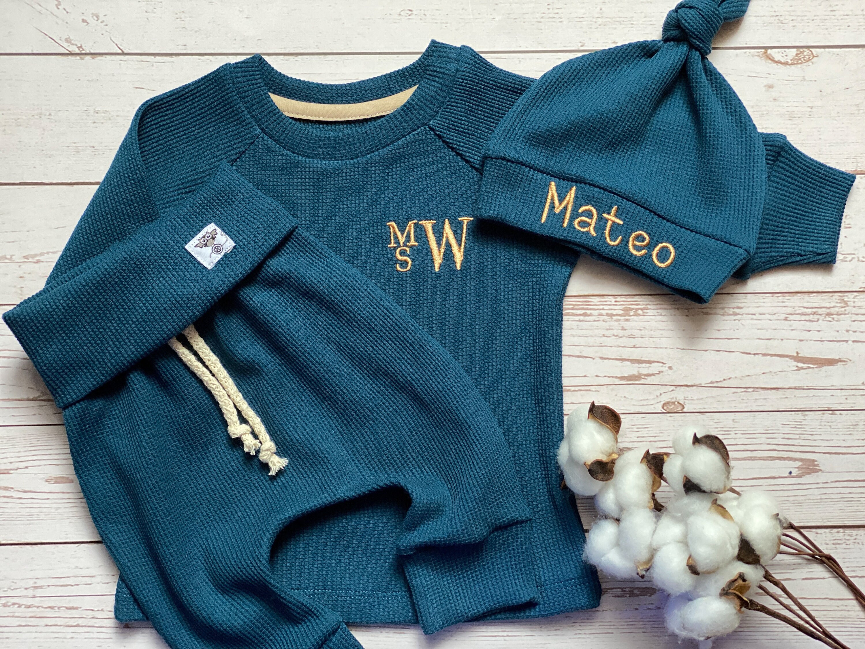 Waffle baby outfit gender neutral baby clothes baby girl Etsy