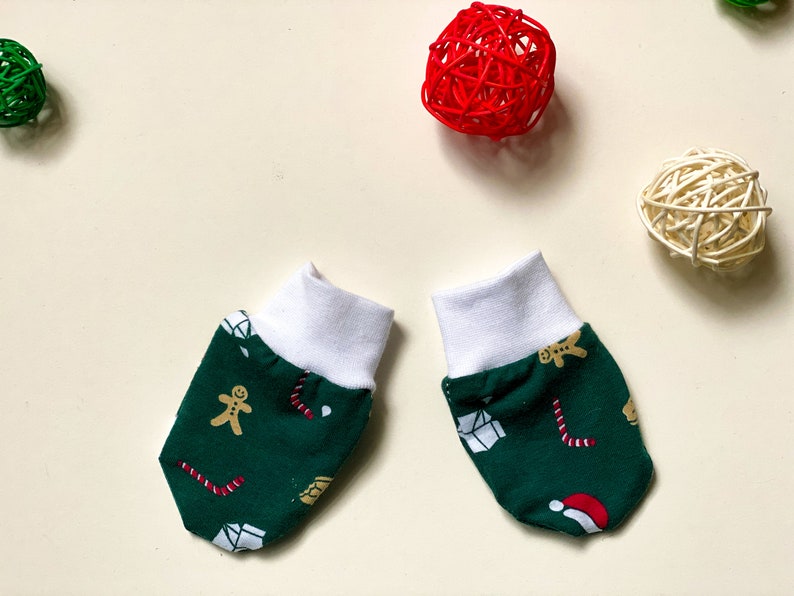 Organic baby mittens newborn scratch gender neutral mitts Etsy