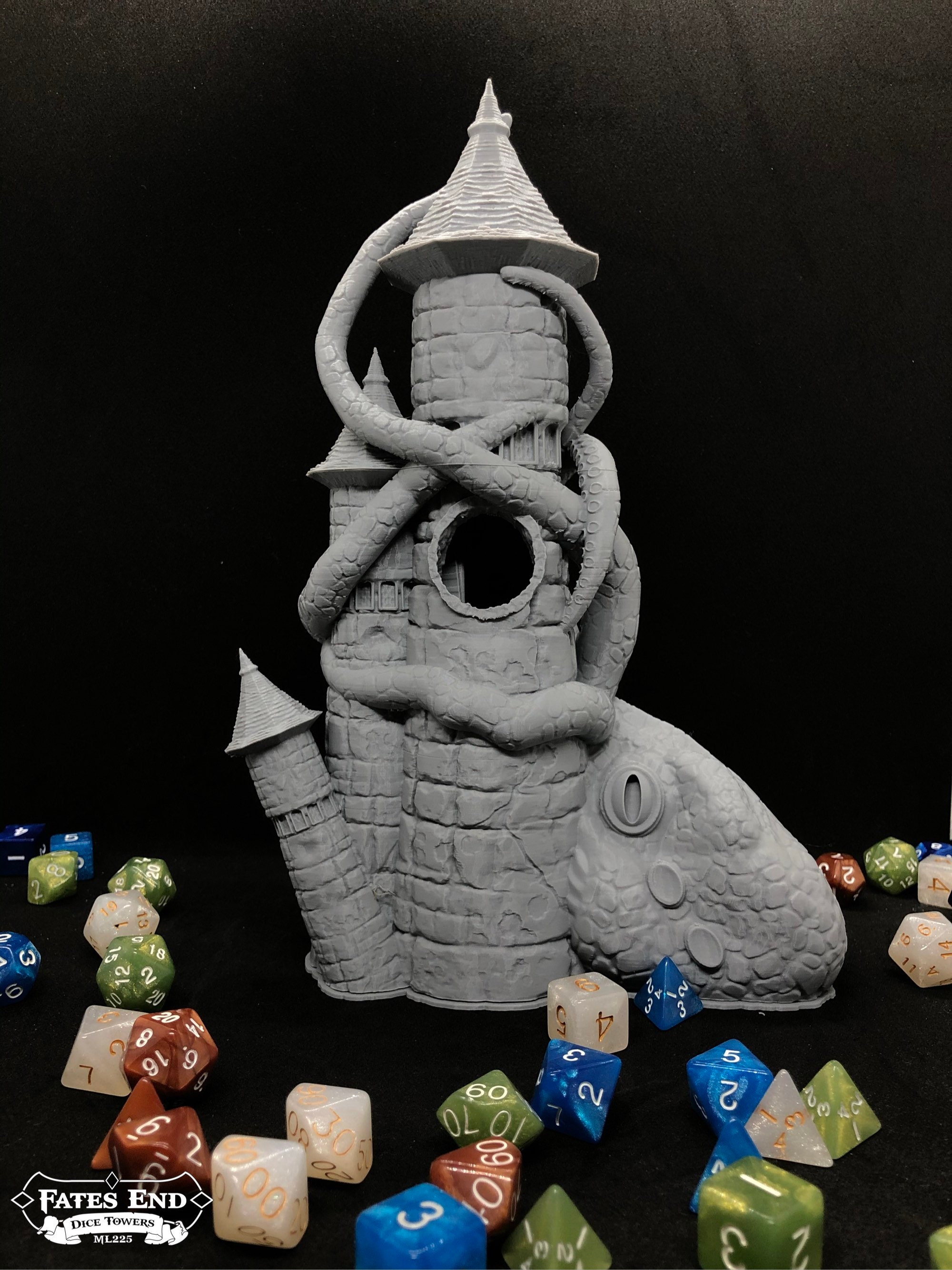 Kraken Dice Tower by Fates End. 3D printed DnD Dungeons Etsy