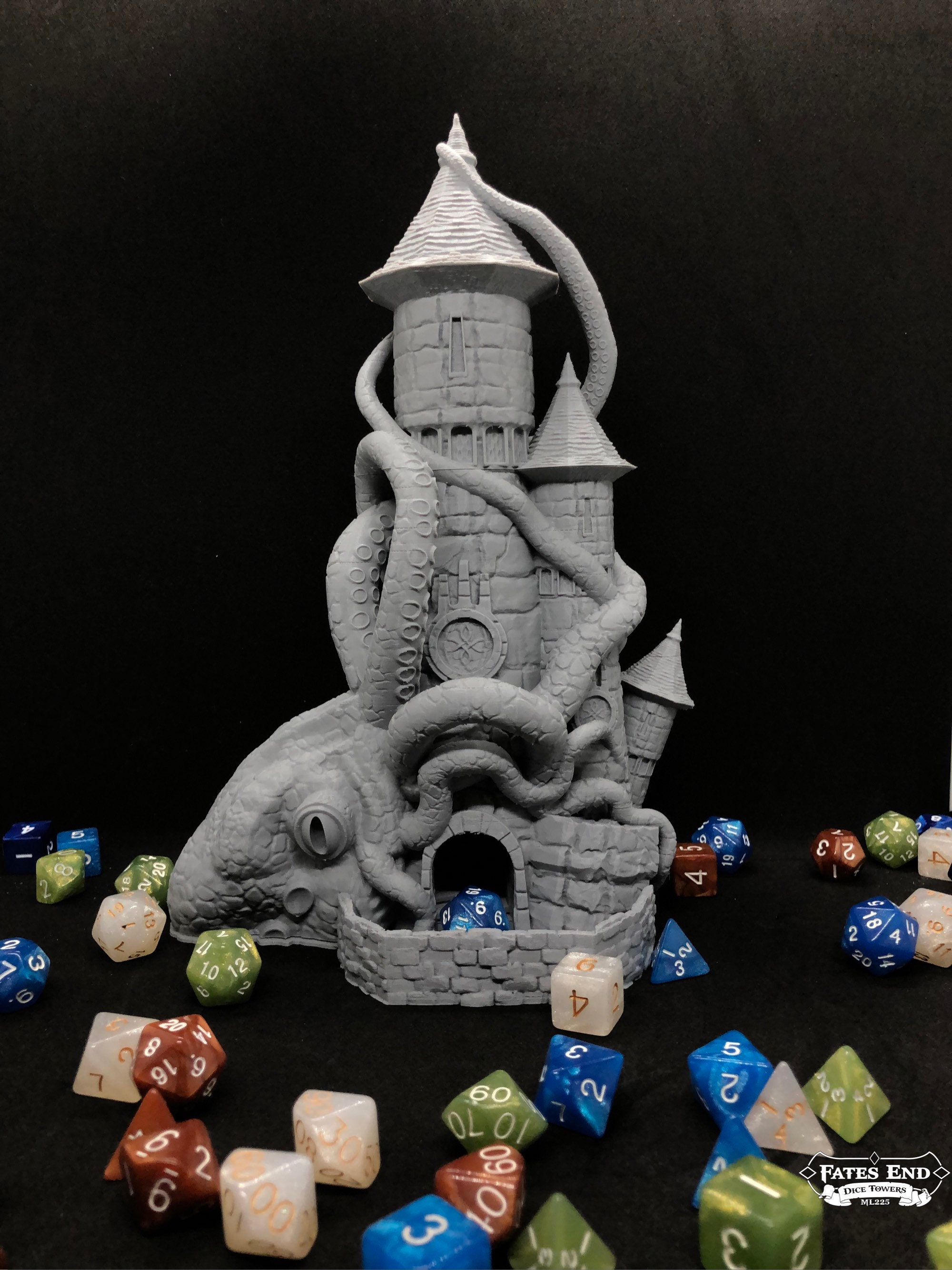 Kraken Dice Tower by Fates End. 3D printed DnD Dungeons Etsy