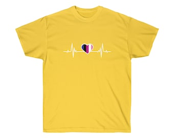 Pride Heartbeat Gender Fluid Flag