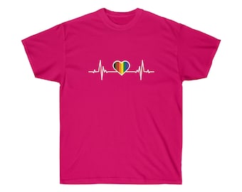 Pride Heartbeat Flag