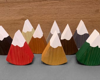 Wobbly Mountain Decor - Wedding Centerpiece / Table Settings - Holidays - Nursery - Housewarming Gifts