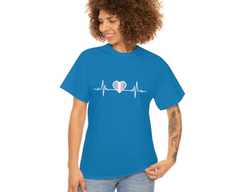 Pride Heartbeat Transgender Flag