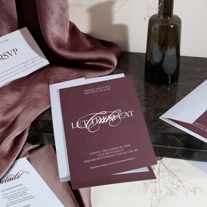 Wedding Papers Full Suite – DEPOSIT – Let Them Eat Cake – (Save the Date, Invite, RSVP, Ortsnamen, Tischnummern, Reihenfolge des Service, Menü)