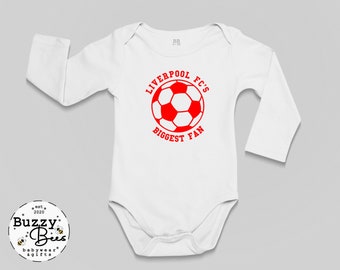 Personalised Football Bodysuit EVERTON’S No1 DRIBBLER JUST LIKE MY DADDY
