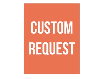 CUSTOM REQUEST KEYCHAIN