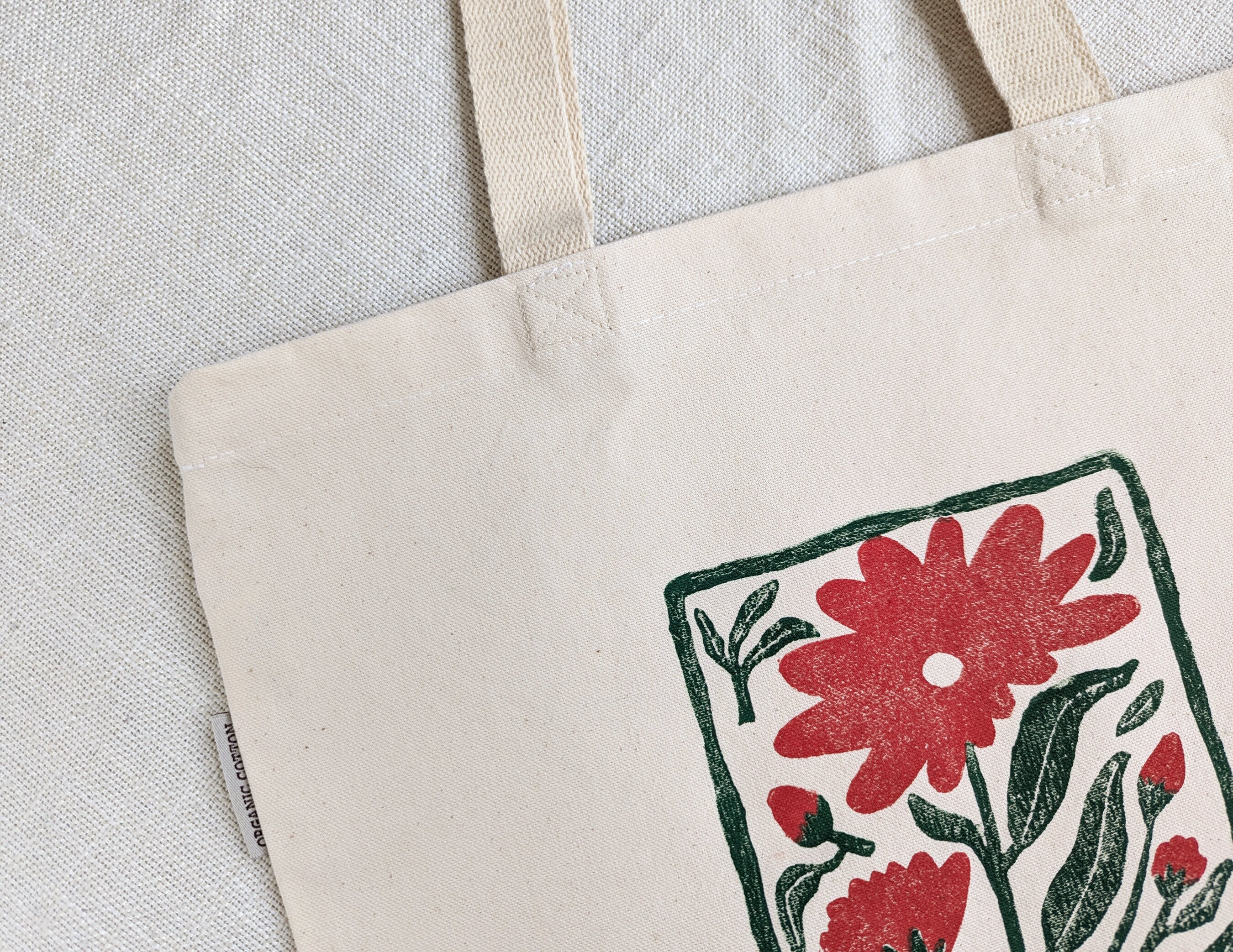 ★R13★ Floral Print Knit Tote Bag Beige R13WA048A053 R13WA0 MUSINSA | R13 Floral Printed Knit Tote Bag - Beige