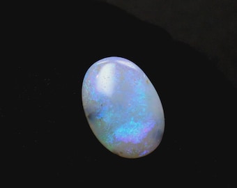 Australian Opal Cabochon: 11.40 Carat Blue Fire Gemstone