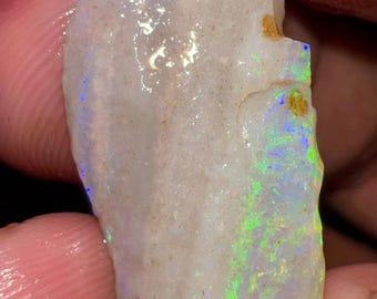 8.40 Carat Natural Australian Fire Opal Rough Solid Fire Size 25X13X5 mm