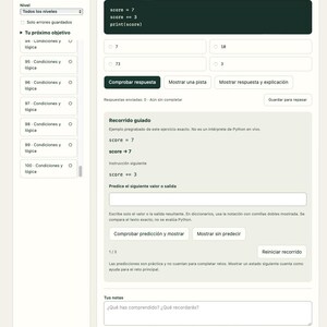 PythonPractice — Python Coding Exercises for Beginners, 100 Challenges + 50 Variations, Offline App, English and Spanish image 8