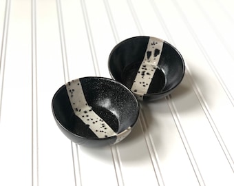 Ceramic Snack Bowl - Black