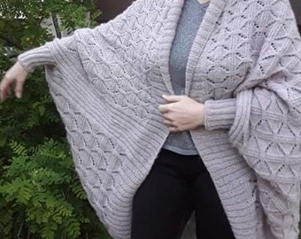 Handgemachte Strickjacke