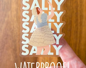 Cabaret Sally Bowles WATERPROOF CLEAR Sticker - Broadway / Emcee / Willkommen / New York City / Musical Theatre / Times Square