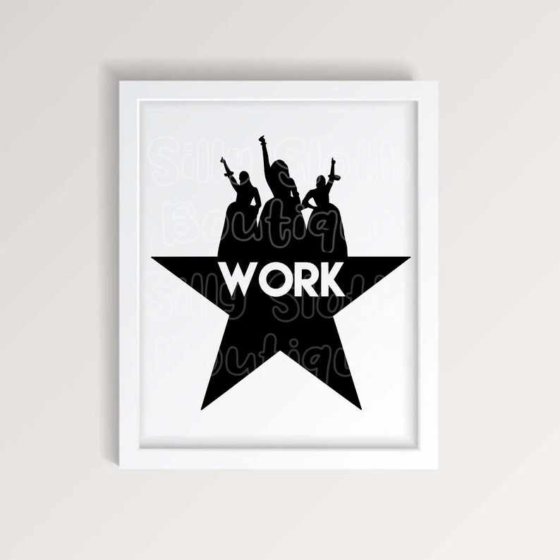 Download Hamilton Musical Work SVG/PNG/JPEG/ Broadway Musical/ Broadway | Etsy