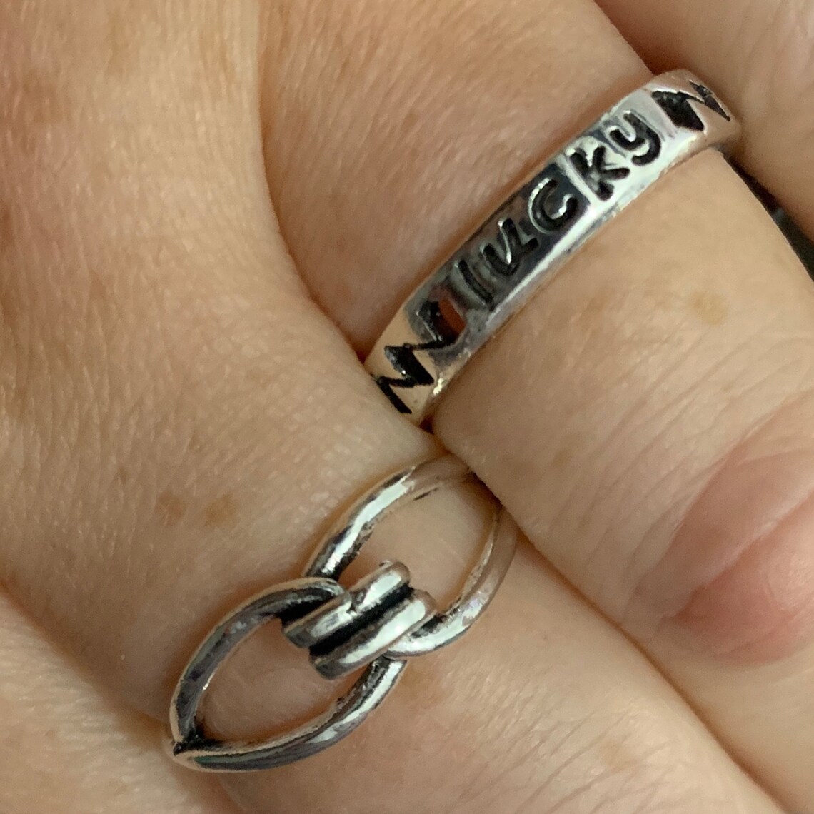 Lucky Ring Duo For Business. Lucky Ring For Love. Lucky Ring Etsy