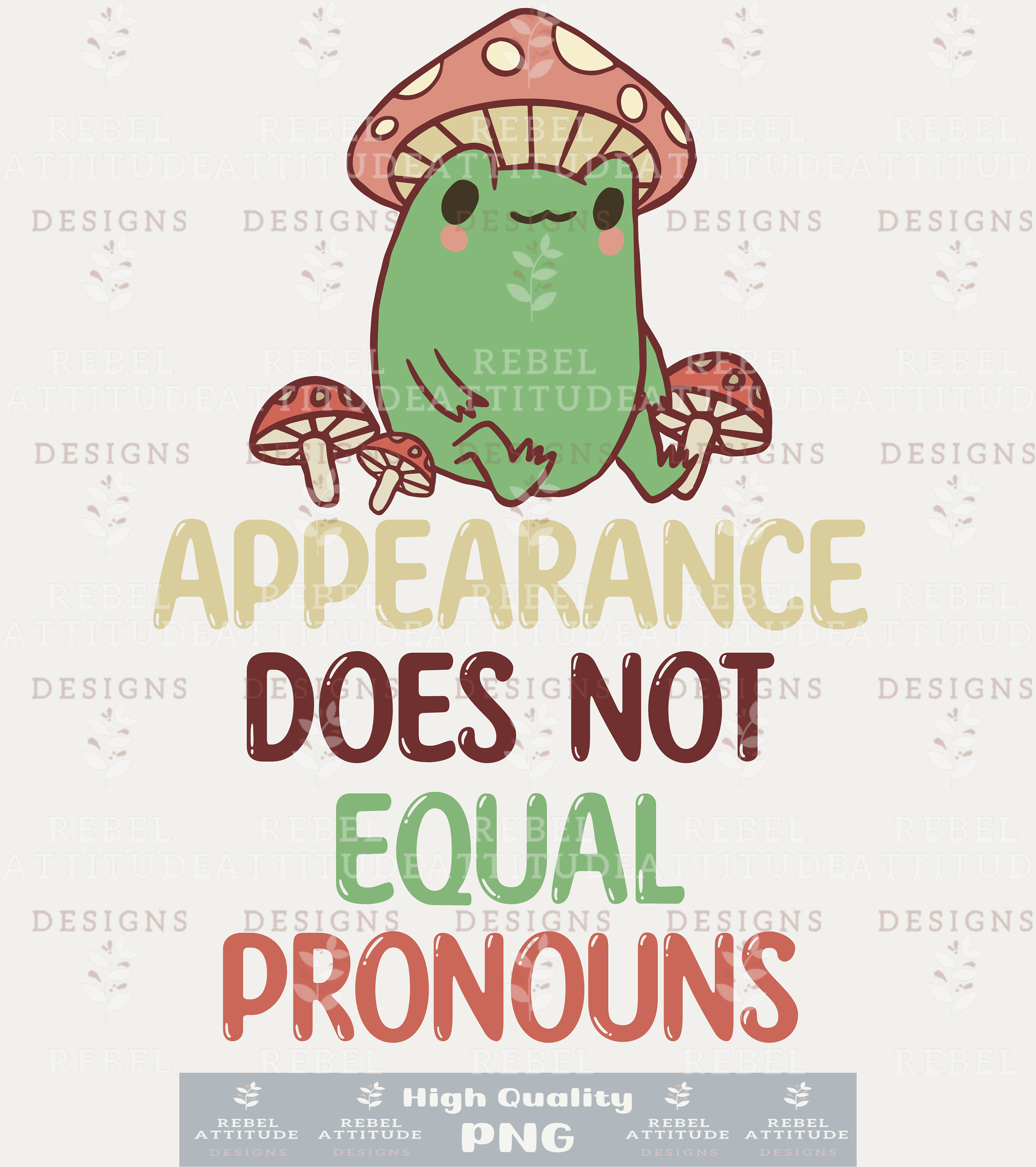 Appearance Does Not Equal Pronouns Png - Etsy