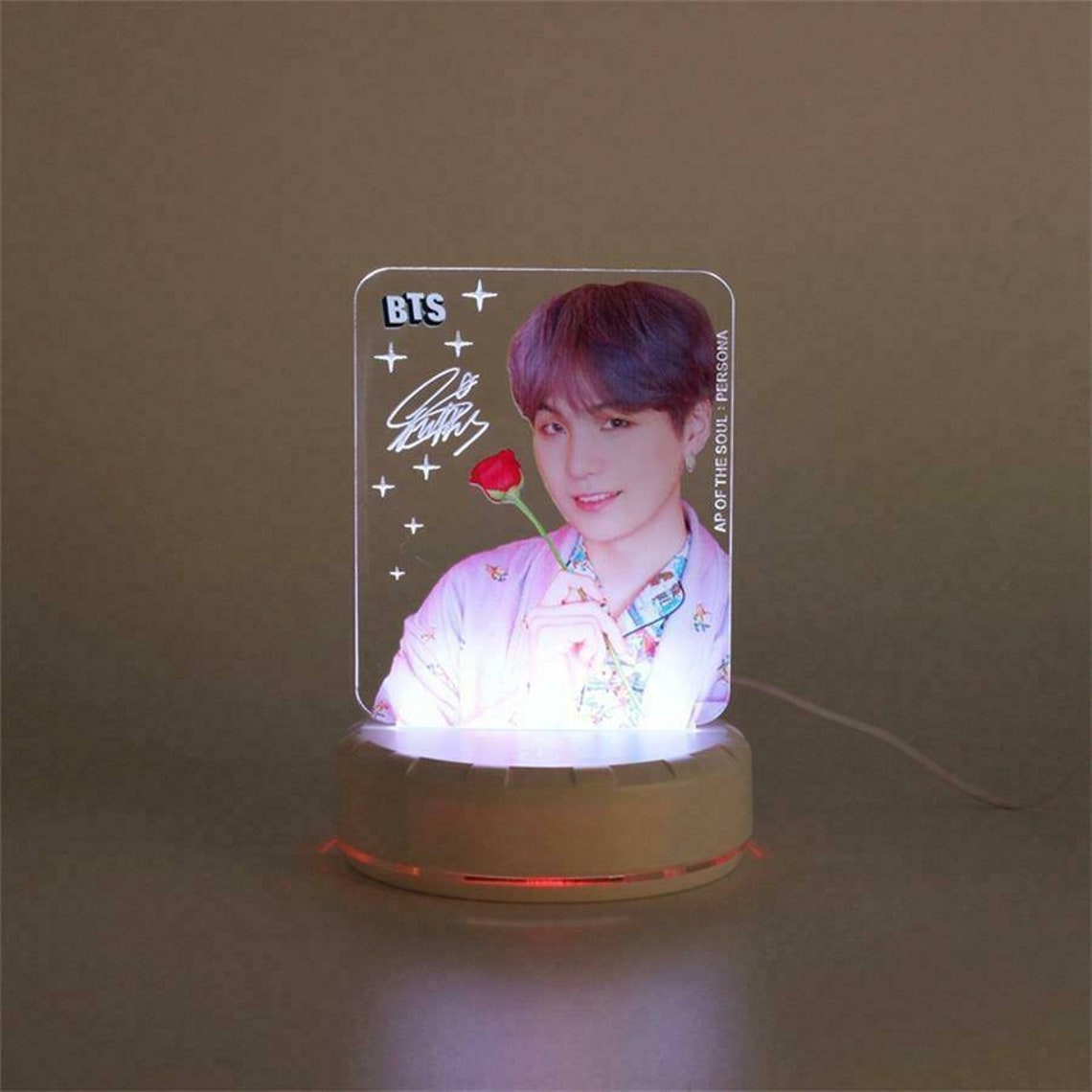 BTS Led Night Lamp Etsy