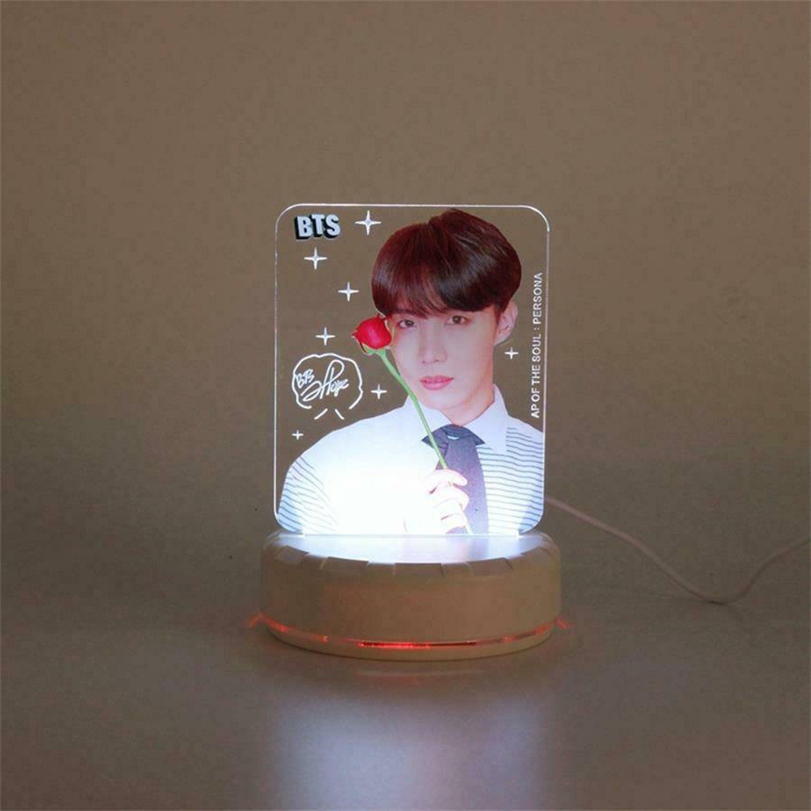 BTS Led Night Lamp Etsy