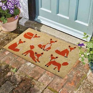 Foxes Door Mat