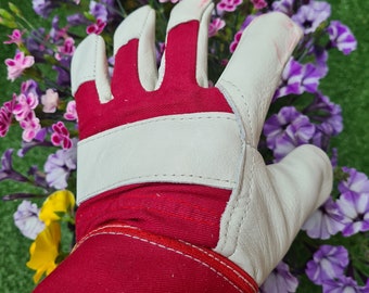 Gardener Gift, Gardening Gloves Ladies, Thorn & Puncture Resistant Premium Gardening Gloves Small