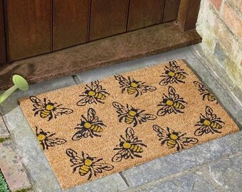 Durable Natural Coir, Large, Thick, Decorative, Patterned Coir Door Mats Suitable for indoor and outdoor use