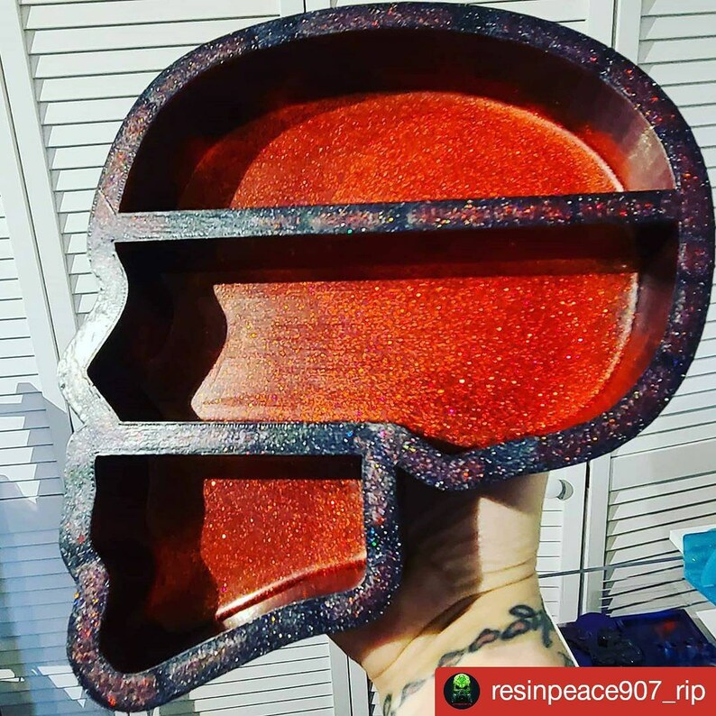 Skull Shelf Silicone Mold for Resin mould Etsy