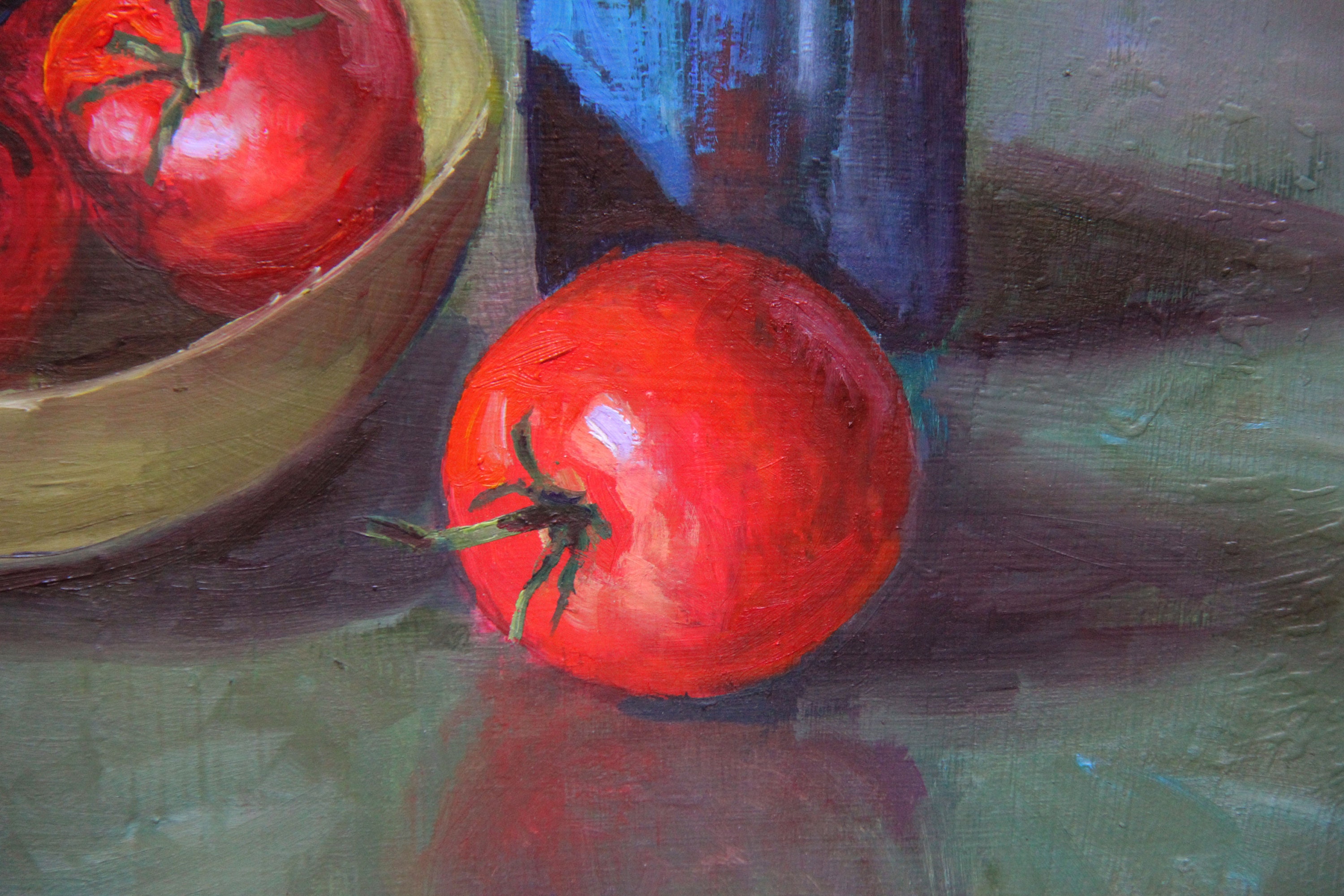 Tomato painting Original vegetables art Still life Artwork 12 Etsy